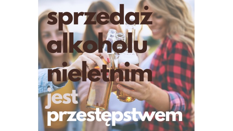 młodzi ludzie z alkoholem (mat. UM Cieszyn)